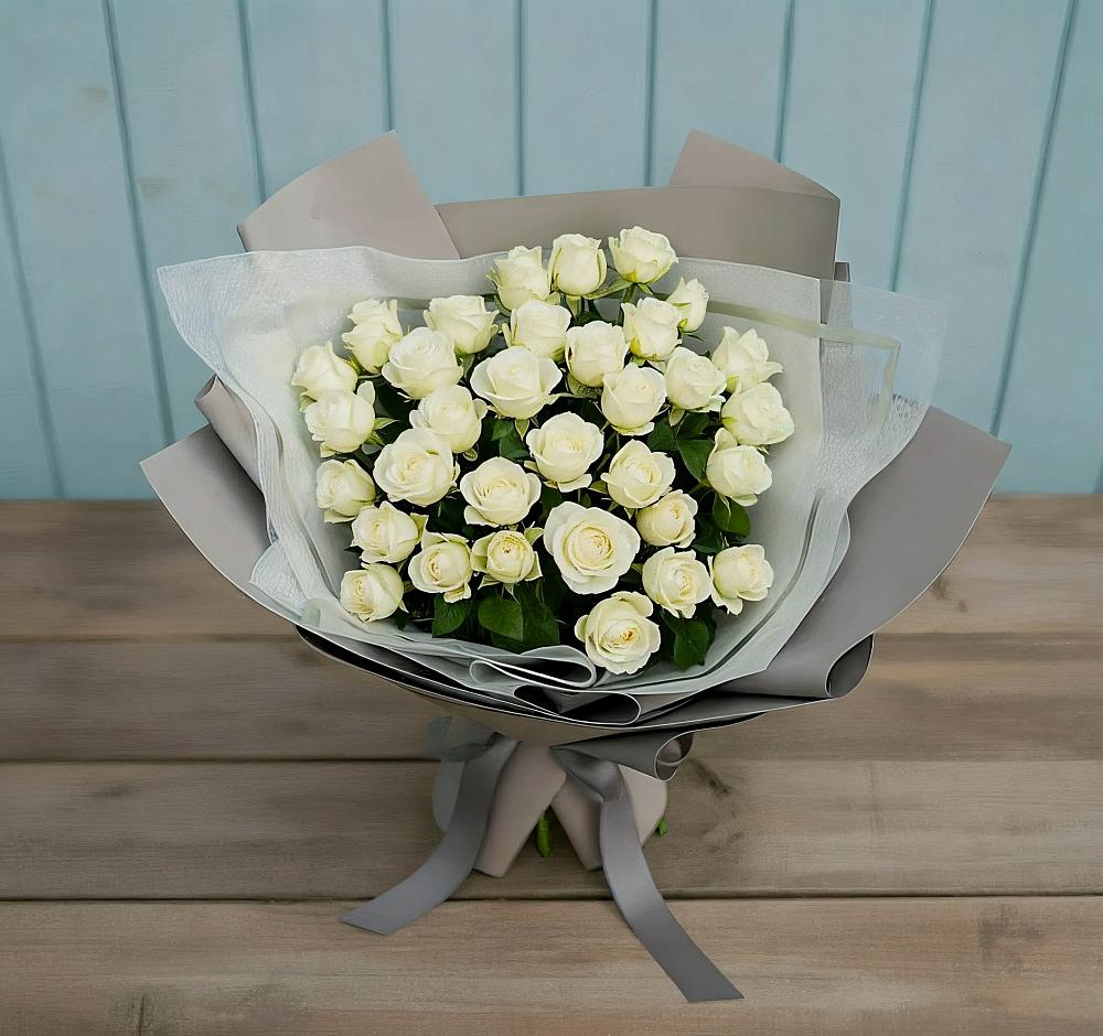 Букет Белоснежная нежность в Томске