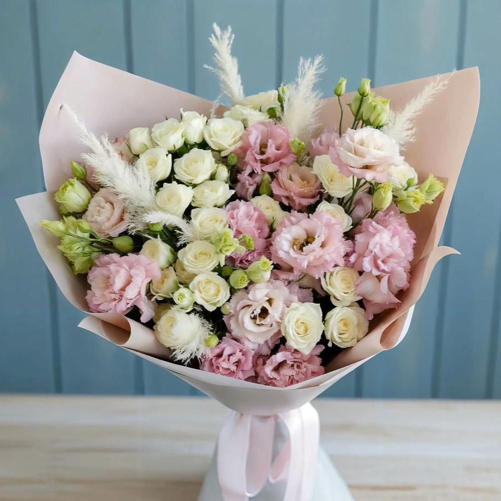 Букет цветов из: Альстромерии и Розы в Томске