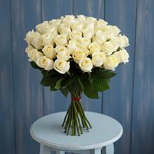 Букет 51 Белая роза Эдлесс Лав #REPLACE_PRED# Томске