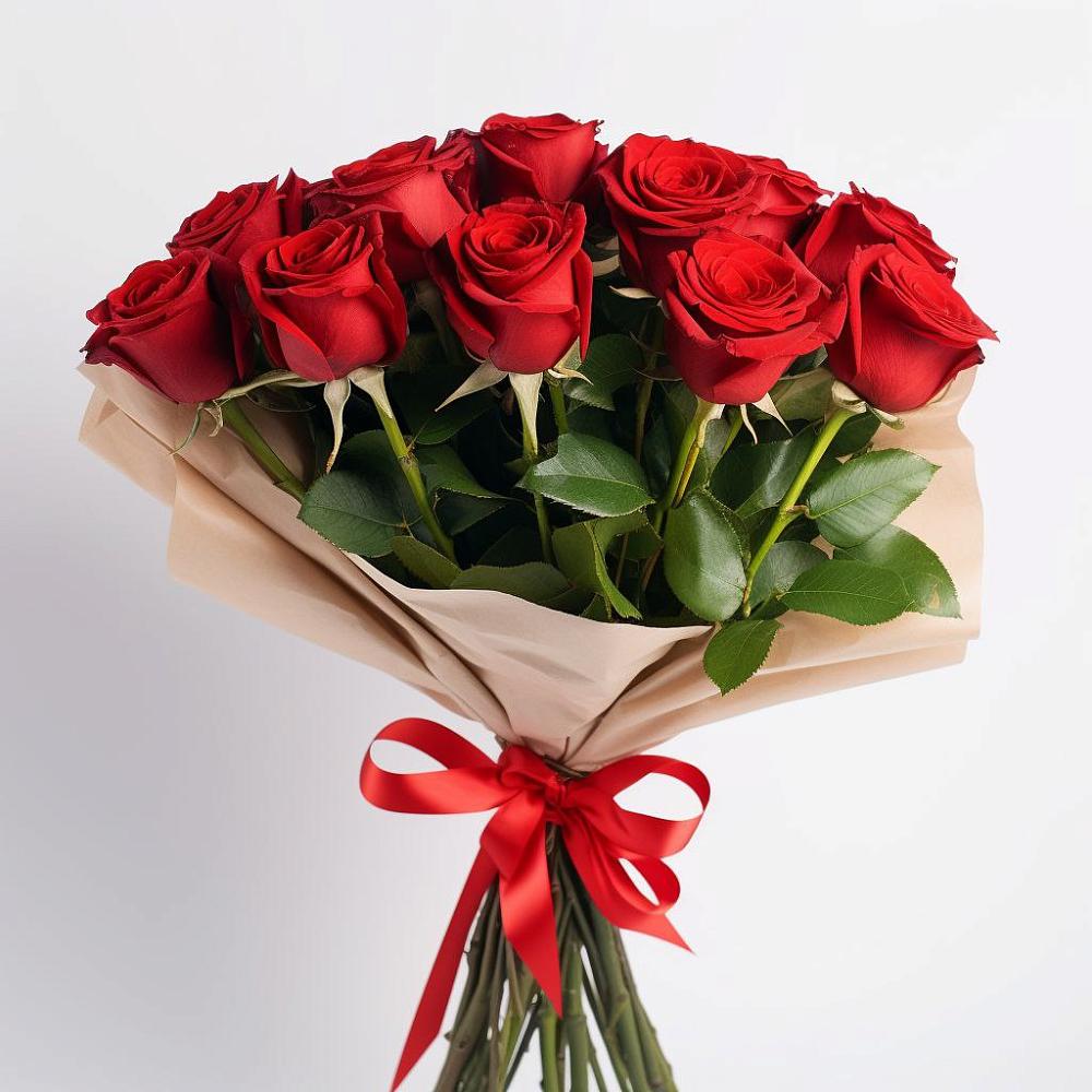 Букет 11 Красных роз Эдлесс Лав в Томске